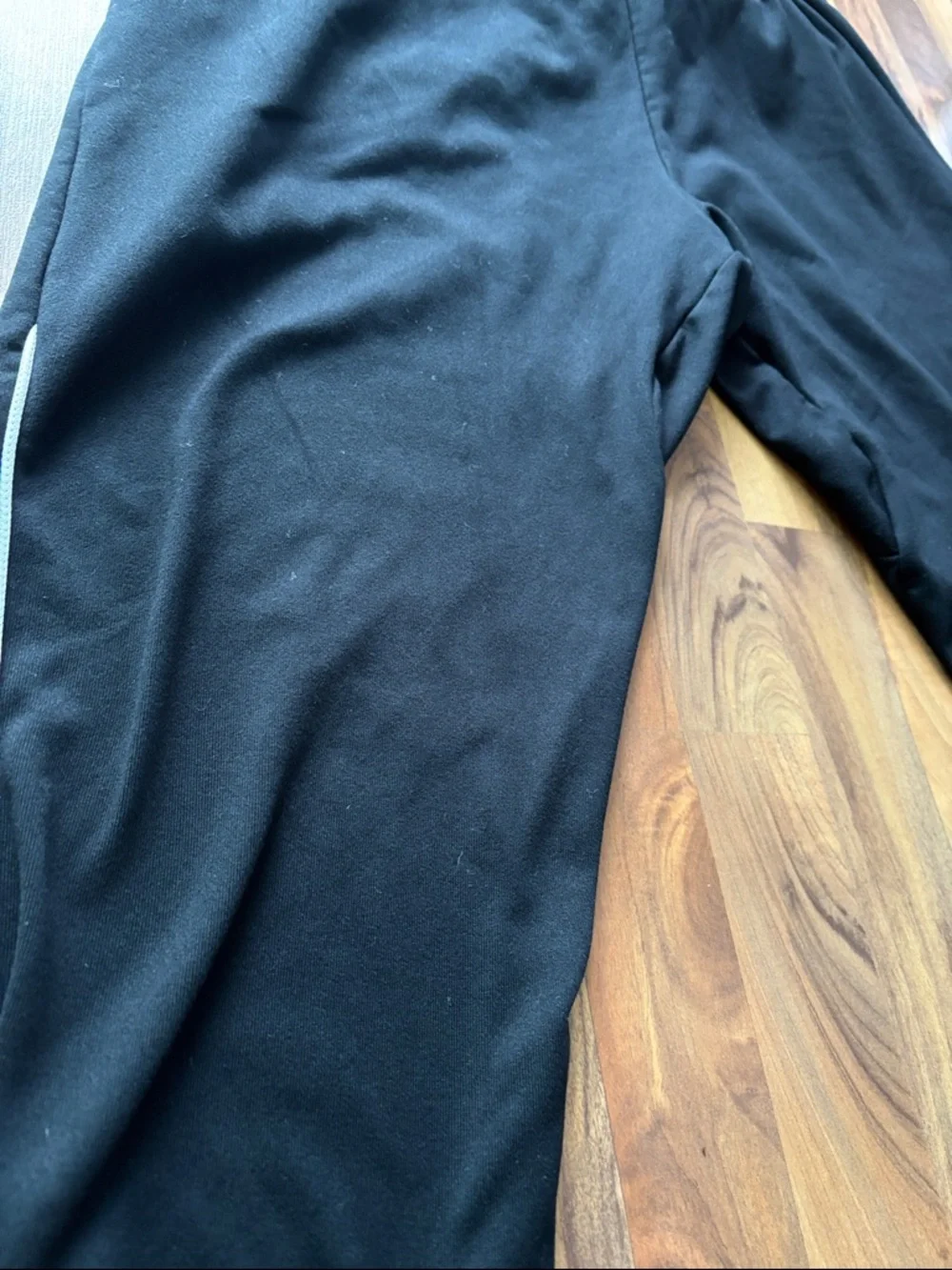 adidas Men’s Black Jogger Sweatpants with Logo Size XL